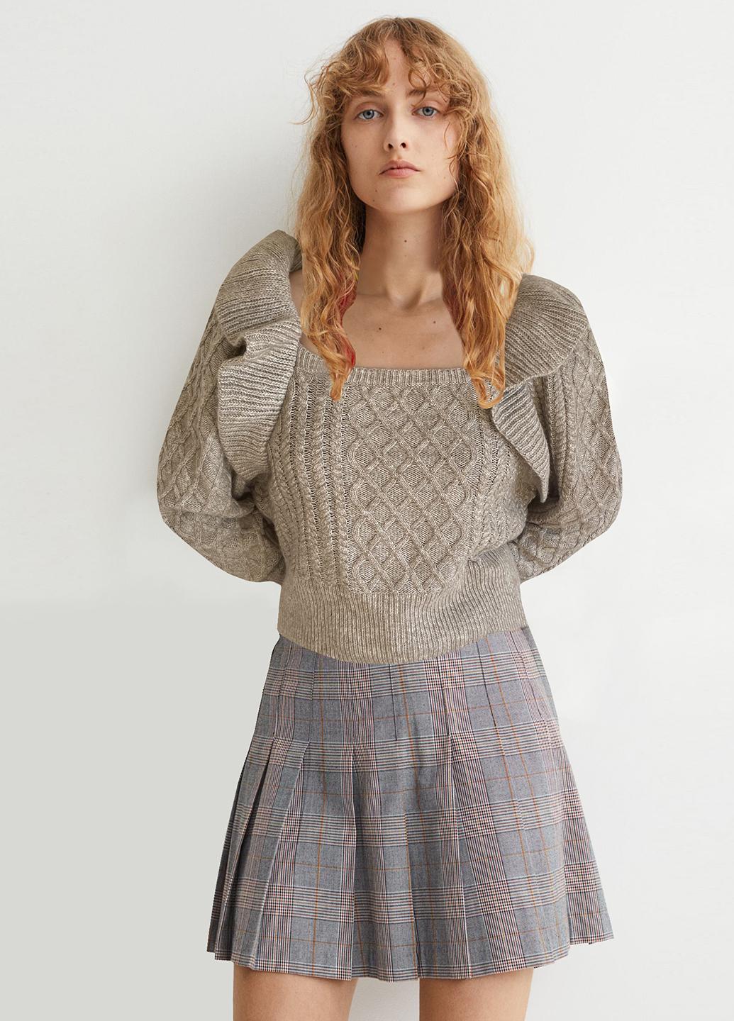 Свитер женский H&M M Бежевый (918525b45)