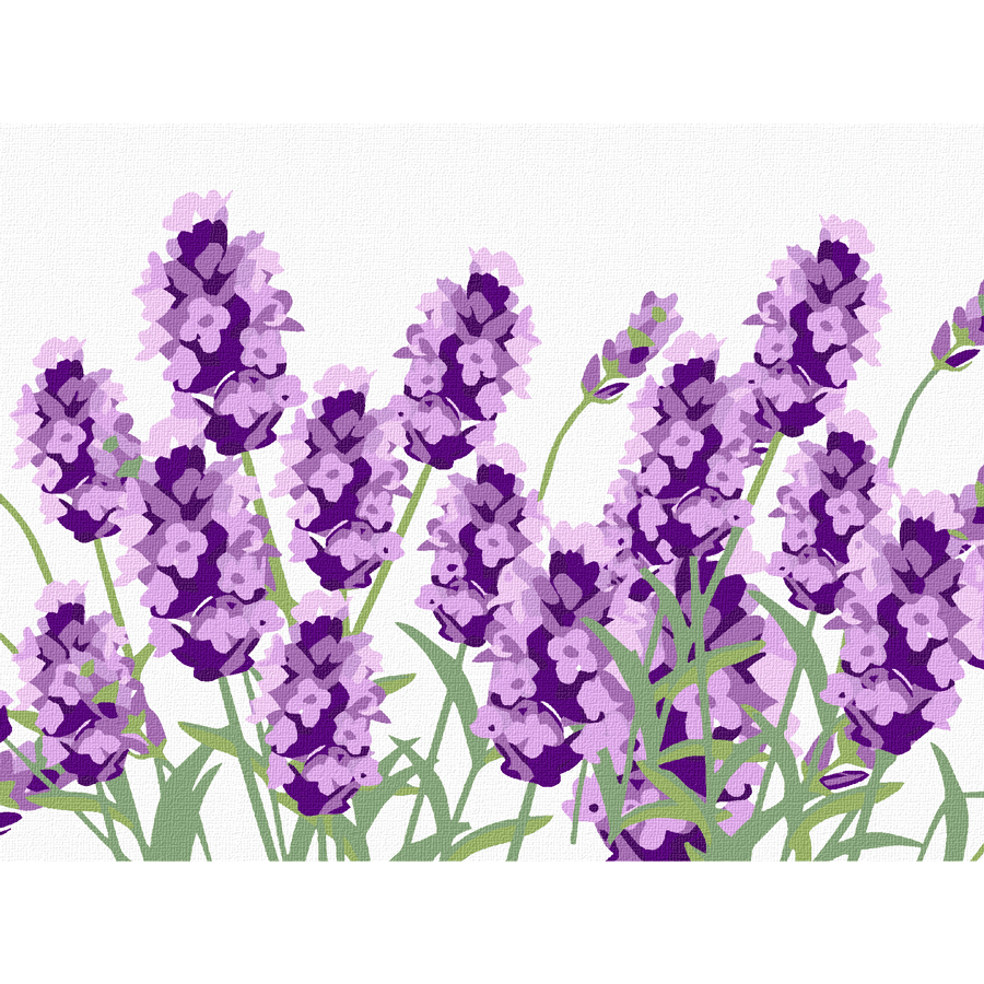 Картина по номерам ROSA с мольбертом Нежная лаванда 15х20 см (Az1-4823098540533)