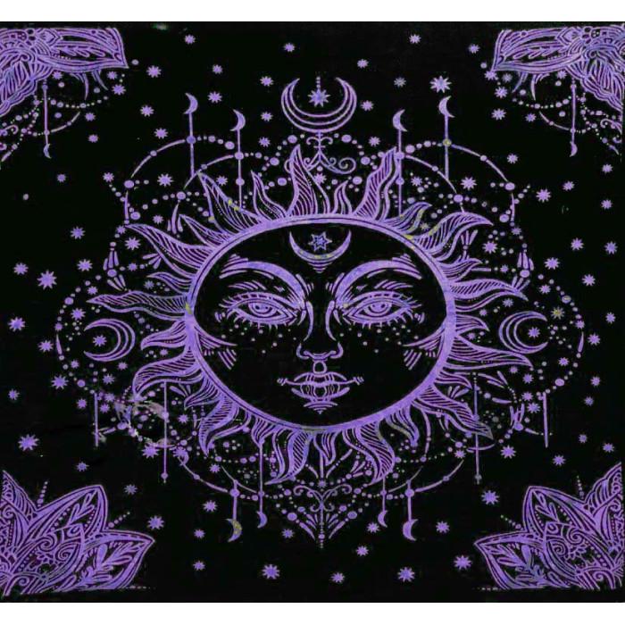 Покрывало двуспальное Сурья Сиреневый (9040642)