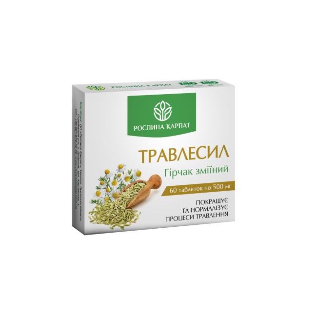 Фитокомплекс для пищеварения "Рослина Карпат" Травлесил №60 500 мг (iz16994)
