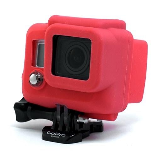 Чехол силиконовый для экшн камер GoPro Hero 3 3 4 4 №XTGP99 Красный