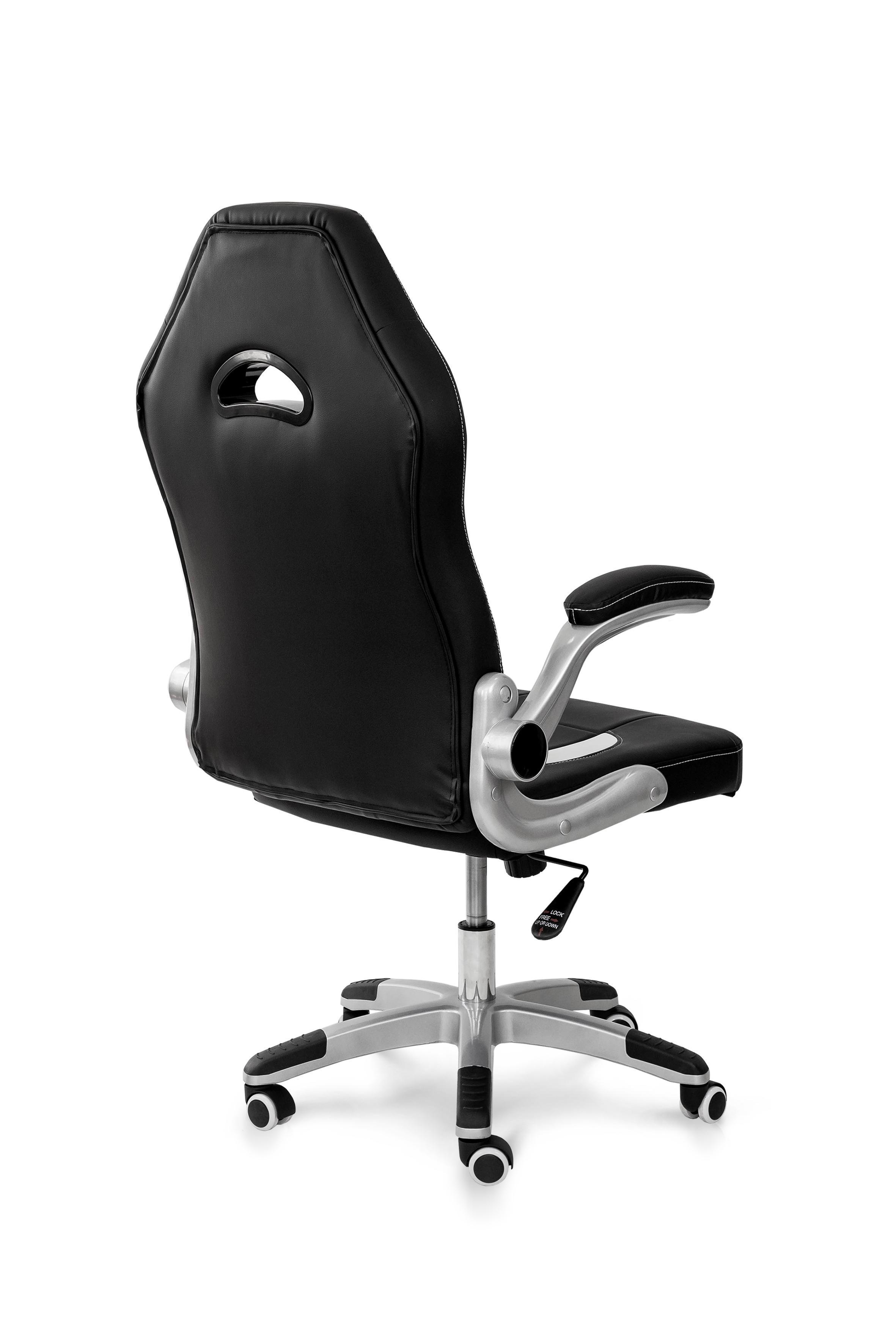 Офисное кресло Мікс Меблі Плей 500x1130x490 мм Черный/Белый (GAА0057066) - фото 5 Офисное кресло Мікс Меблі Плей 500x1130x490 мм Черный/Белый (GAА0057066) - фото 5