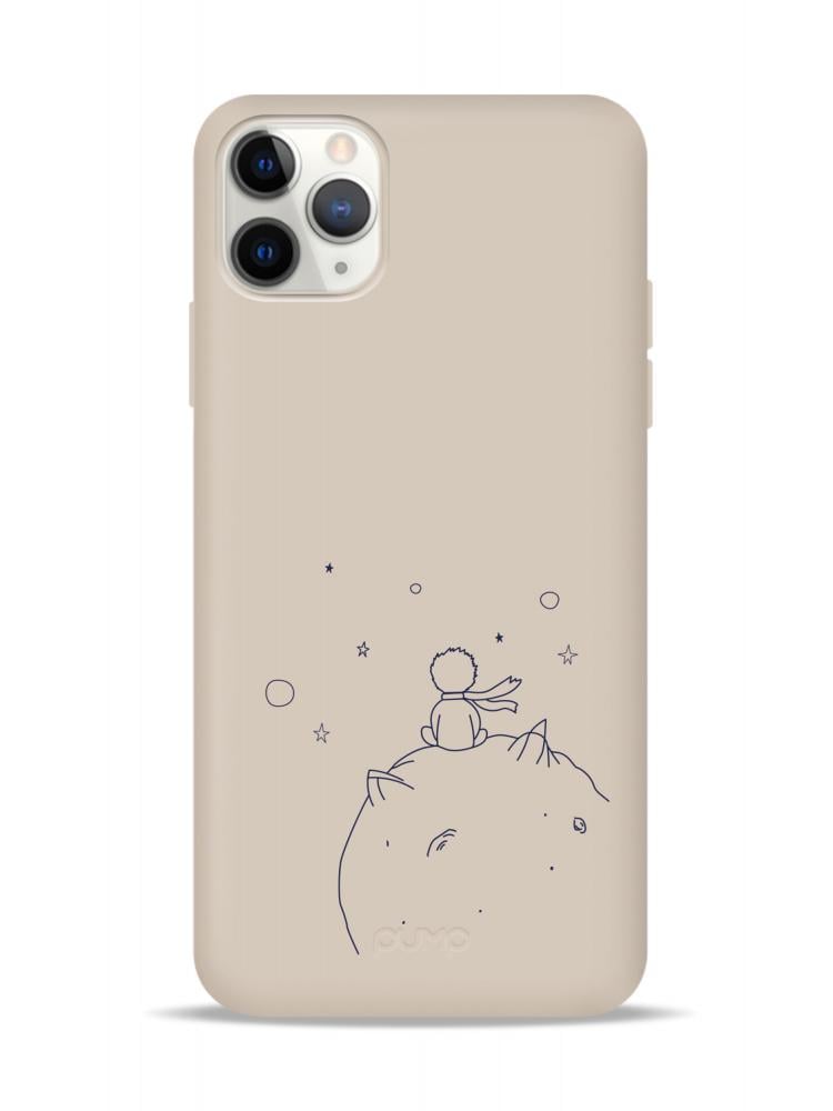Чохол Pump Silicone Minimalistic Case для iPhone 11 Pro Max Little Prince З малюнком Бежевий