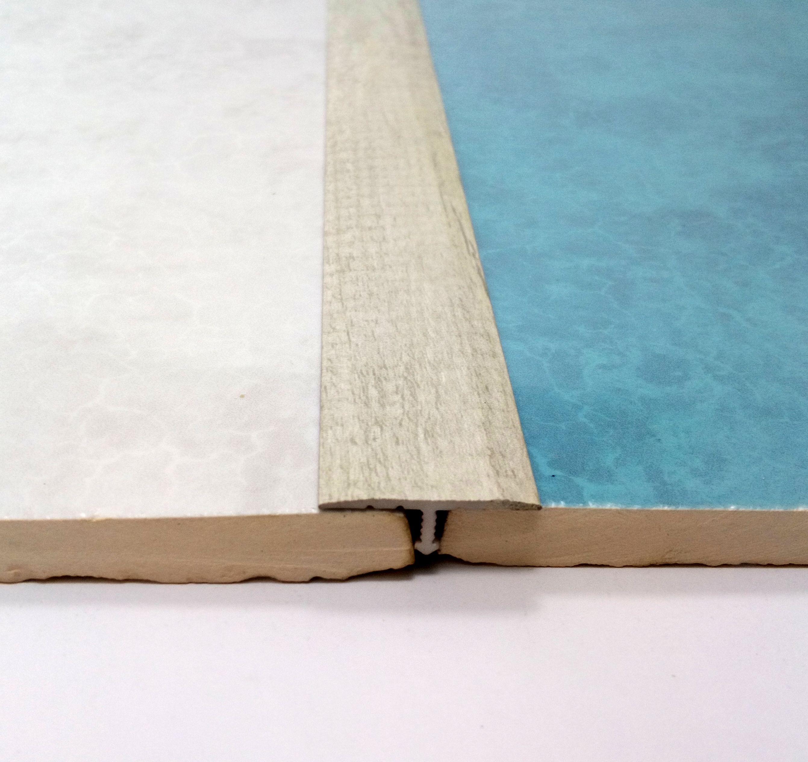 Т-профиль для плитки АТ 26 алюминиевый крашеный 2,7 м Дуб серый (3АТ 262722) - фото 2