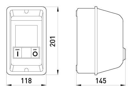 Контактор-пускатель в оболочке E.NEXT e.industrial.ukq.50mb.230 50А 230 В (i0100018) - фото 2