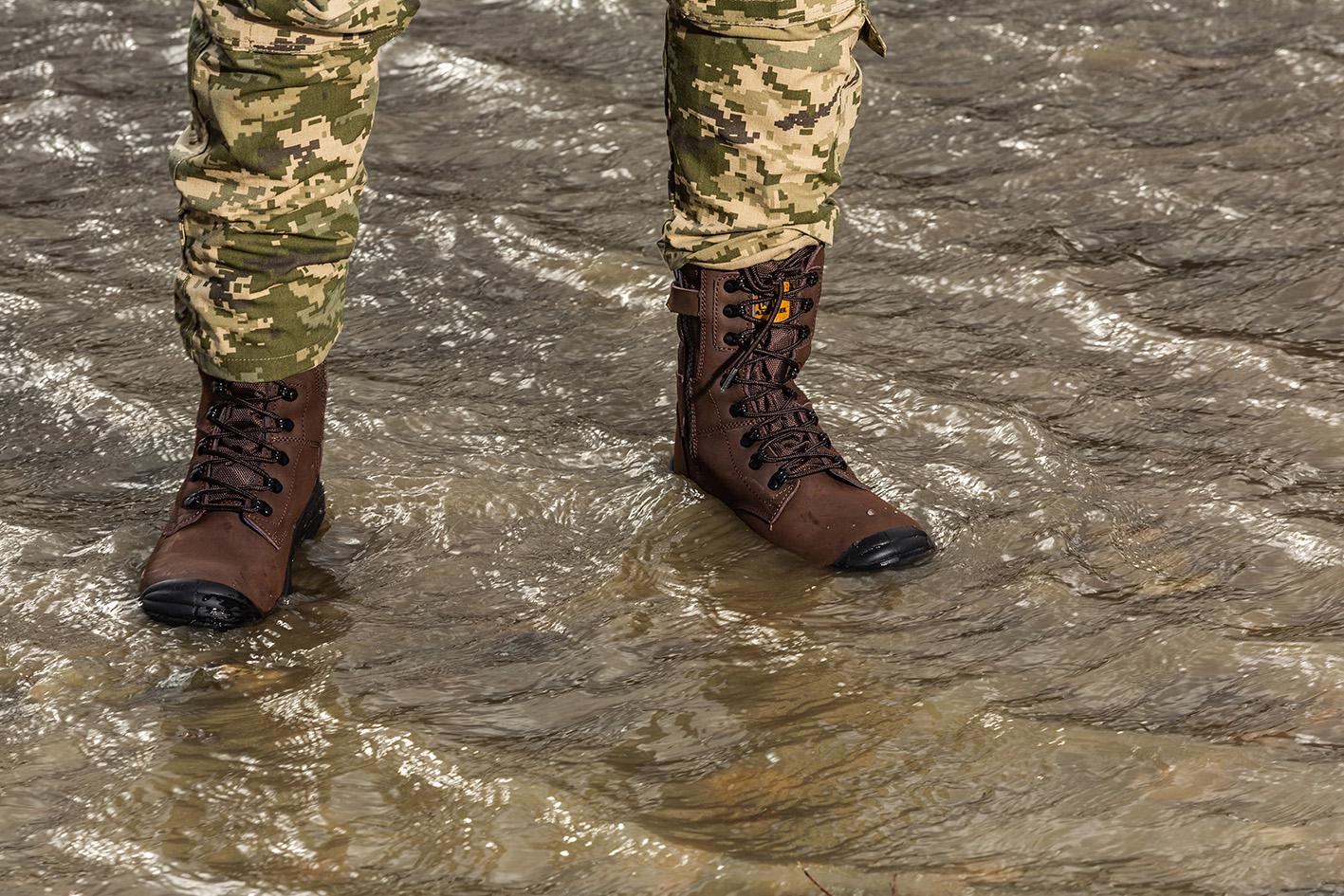 Черевики чоловічі Мaxsteel Waterproof з водостійкою мембраною 258 мм р. 47 Коричневий (52789569) - фото 8