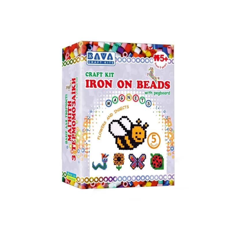 Набір для творчості Умняшка Магніти з термомозаїки Квіти-комахи (TM-012)