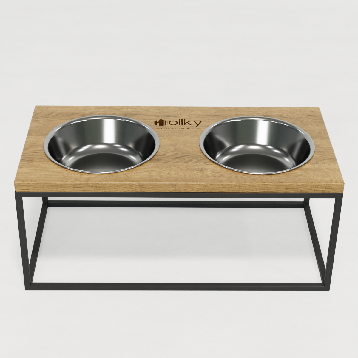 Миски на подставке для больших собак Hollky Base XL20 2х1,8 л (BXL20-522620-GRNT) - фото 3 Миски на подставке для больших собак Hollky Base XL20 2х1,8 л (BXL20-522620-GRNT) - фото 3