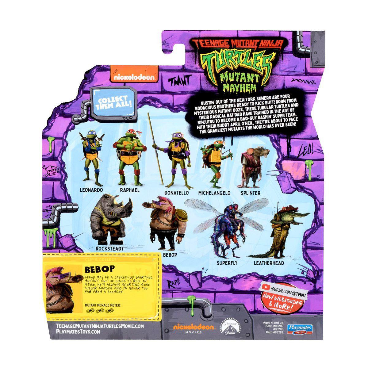 Фигука TMNT Teenage Mutant Ninja Turtles Bebop Jacked up warthog - фото 3