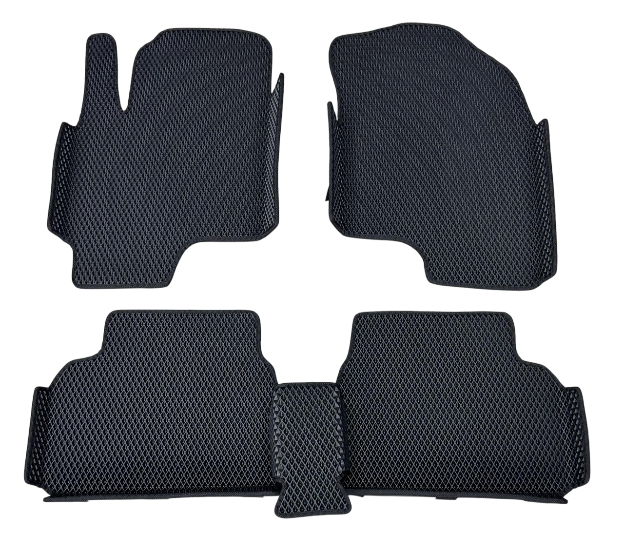 Коврики EVA с бортиками в салон для Chevrolet Evanda гг. Черный (2123312564)