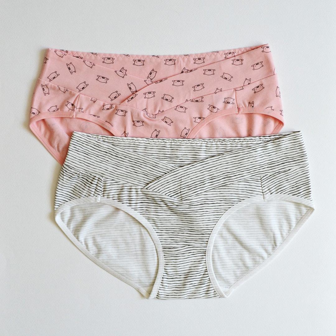 Набір трусиків для вагітних р. XXL 2 шт. Рожевий/Сірий (002-001001XXL) Набір трусиків для вагітних р. XXL 2 шт. Рожевий/Сірий (002-001001XXL)