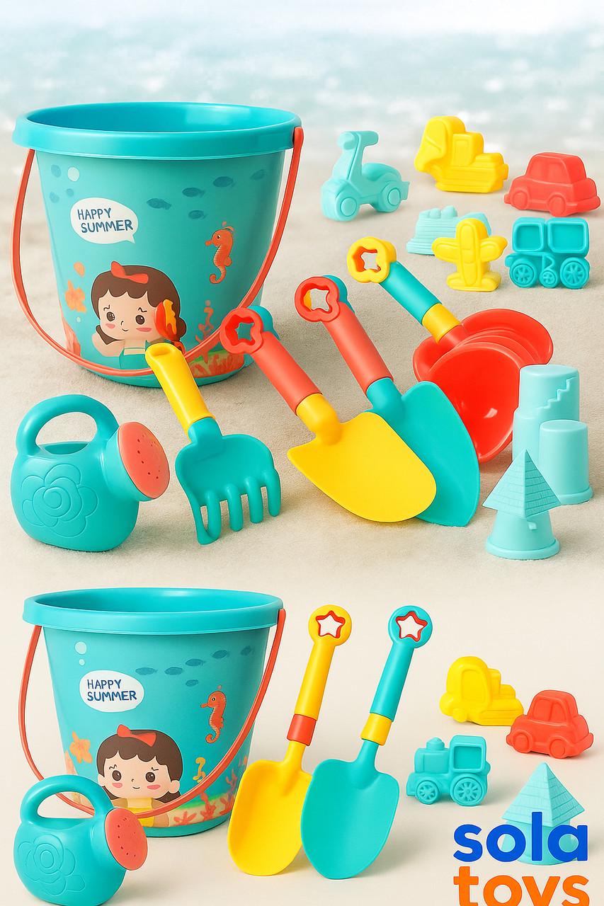 Набір іграшок для піску 18 елементів (5) - фото 5 Набір іграшок для піску 18 елементів (5) - фото 5