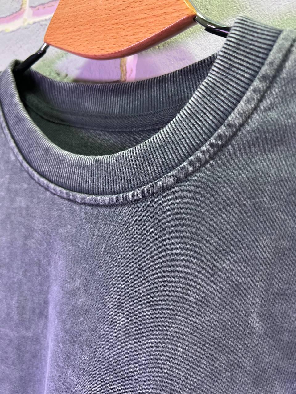 Світшот жіночий A-N 25027 вільний крій варений тай-дай середня довжина OS Сірий (3377) - фото 8 Світшот жіночий A-N 25027 вільний крій варений тай-дай середня довжина OS Сірий (3377) - фото 8