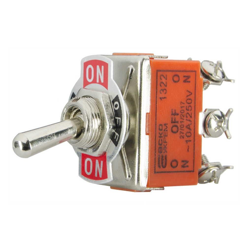 Тумблер АСКО-УКРЕМ АСКО 6 контактов I-0-II 1322 (A0140060006)