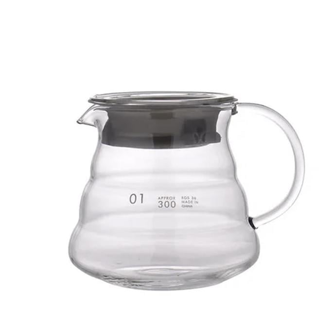 Заварочный чайник для кофе Choxila 11736 графин для пуровера стеклянный 300 мл (24366947)