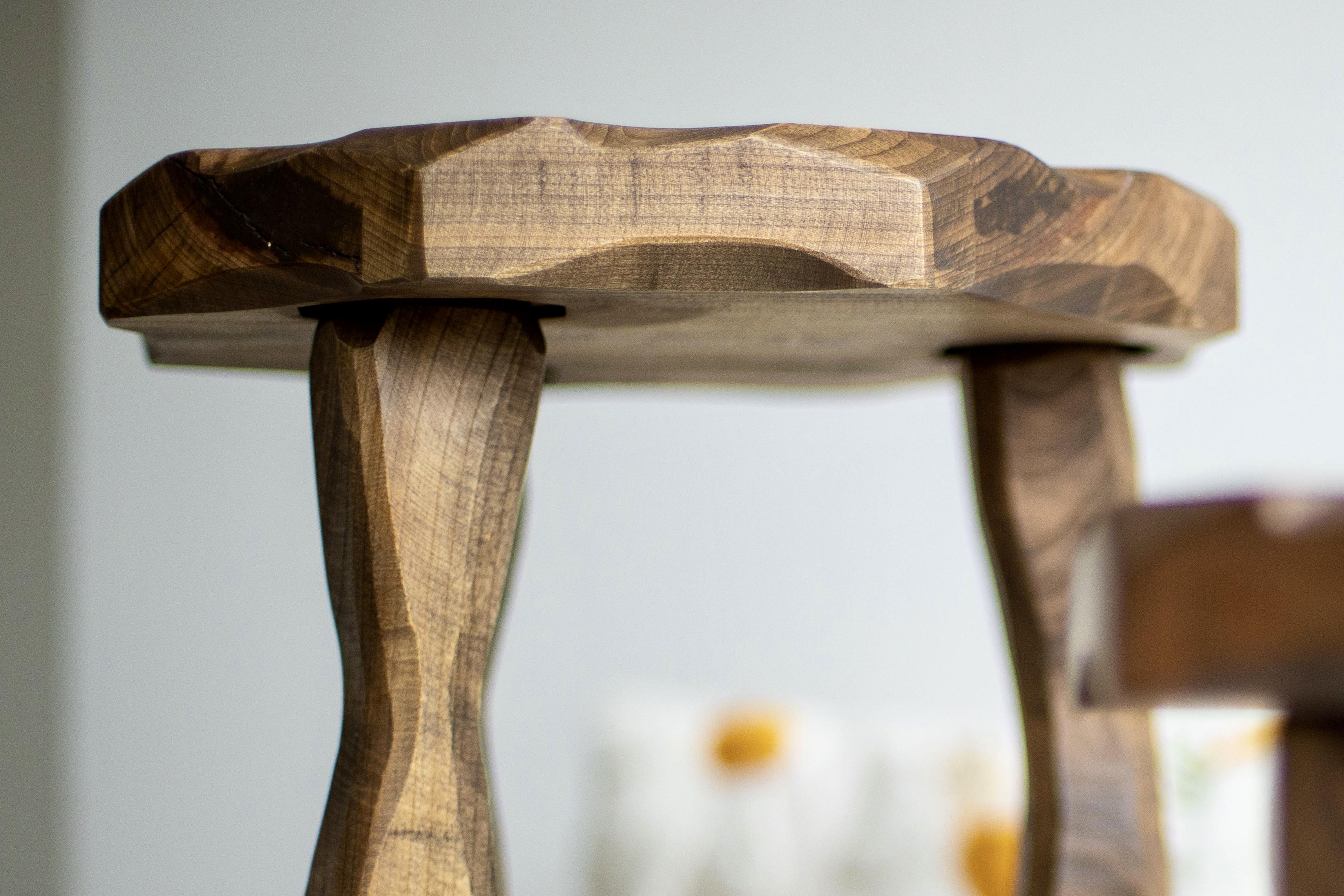 Табуретка/підставка Klenn з вишні (TB-PD-40-3) - фото 3 Табуретка/підставка Klenn з вишні (TB-PD-40-3) - фото 3