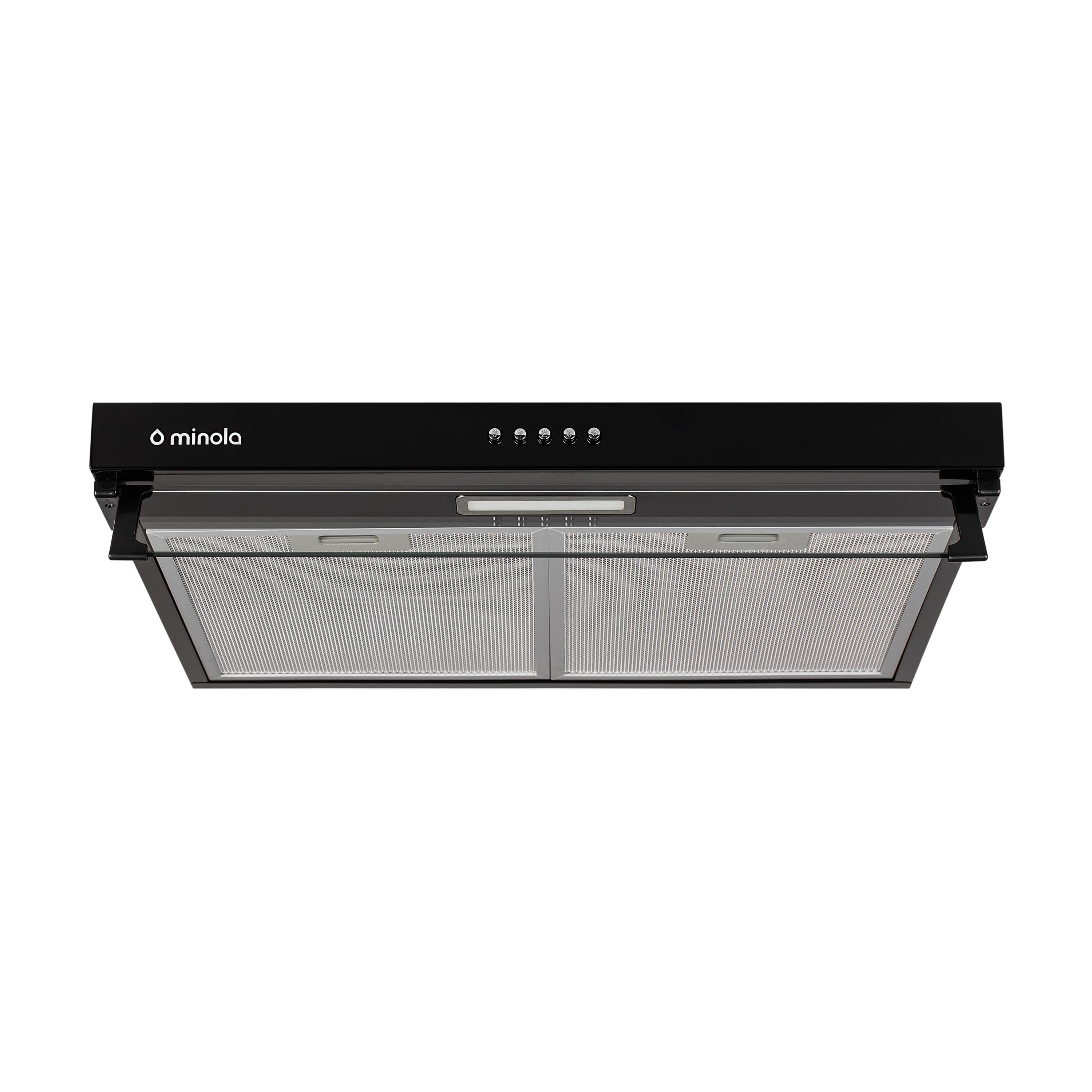 Вытяжка плоская Minola HPL 614 Black (5902767909822)