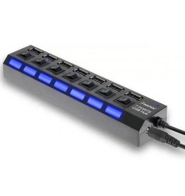 USB-хаб Hi-SPEED 7 USB с переключателями (21491613)