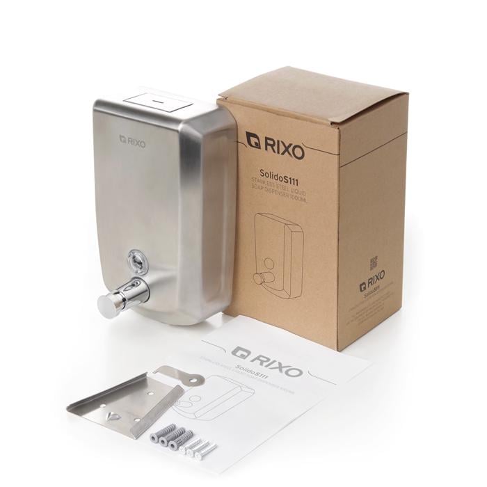 Дозатор для рідкого мила Rixo Solido S111 (S111) - фото 3 Дозатор для рідкого мила Rixo Solido S111 (S111) - фото 3