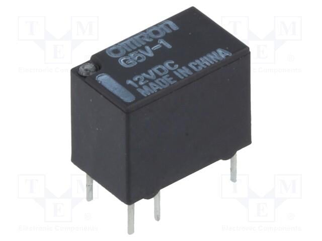 Реле миниатюрное 12VDC 1A SPDT G5V1-12 (34974948)