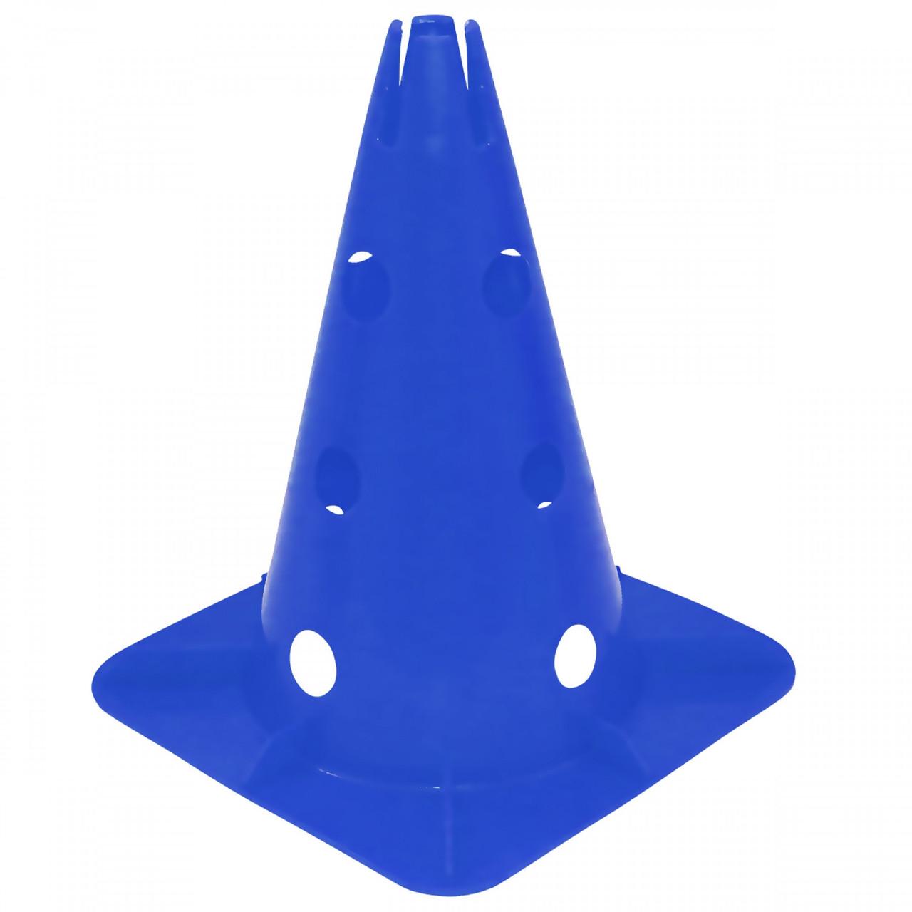 Конус-фишка спортивная SportVida 30 см SV-HK0302 для тренировок с отверстиями