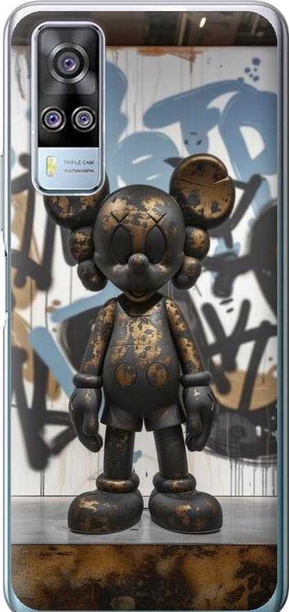 Чехол на Vivo Y51 2020 Bronze kaws v2 (6098u-2241-42517)