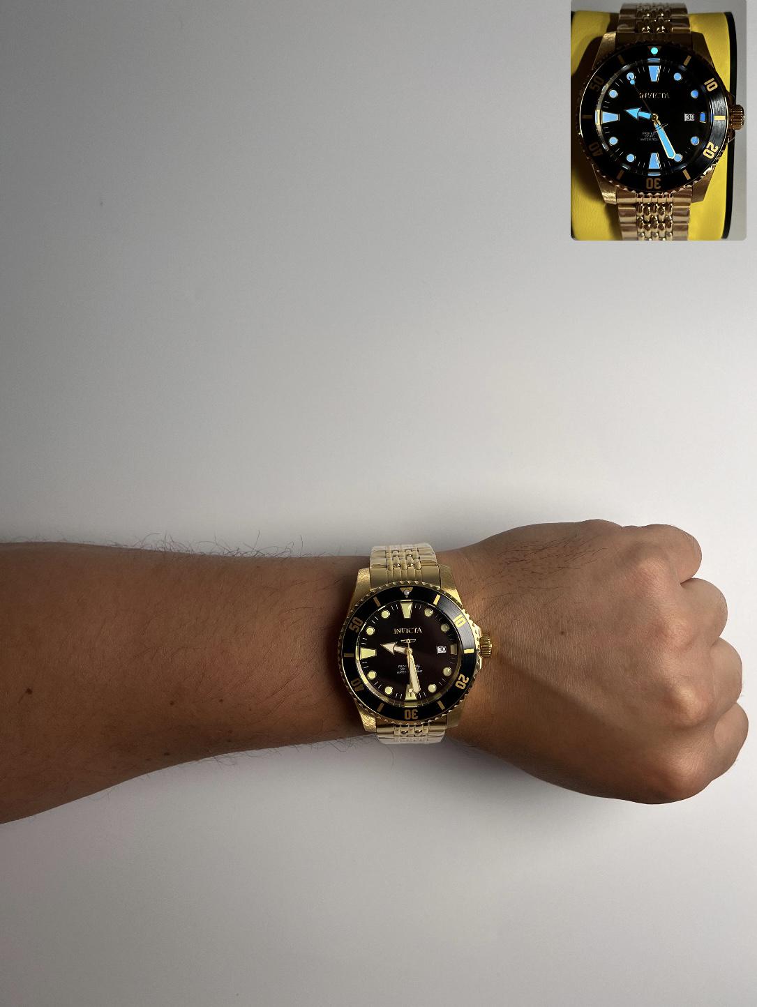 Годинник із золотистим ремінцем Invicta 39758 Automatic - фото 8 Годинник із золотистим ремінцем Invicta 39758 Automatic - фото 8