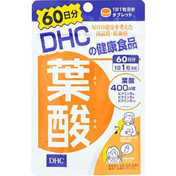 Фолиевая кислота Dhc Folic acid 400 мг 60 шт. 60 дн.
