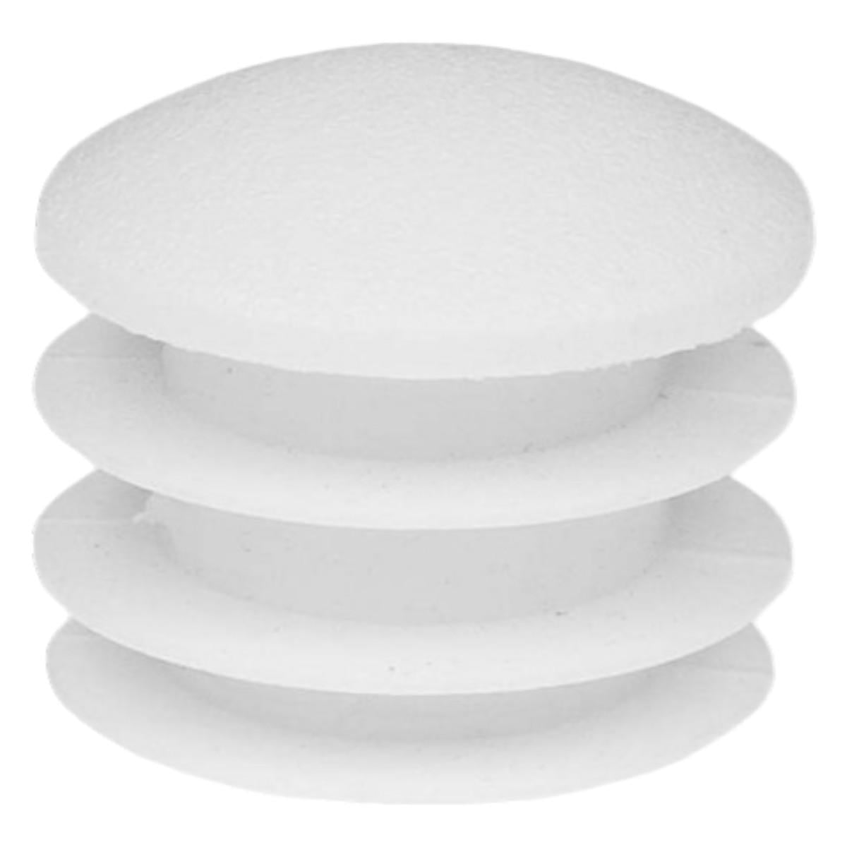 Заглушка Steelfix 25 мм внутрішня кругла для труби напівкругла 200 шт. Білий (245929)