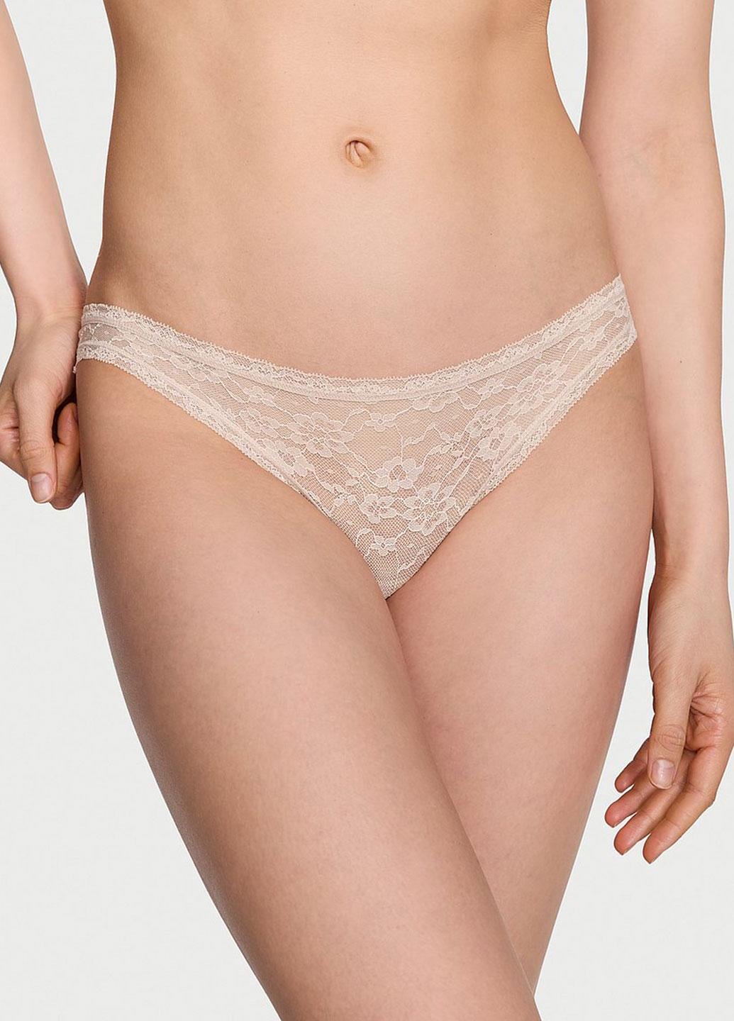 Трусики Victoria's Secret XS Бежевый (380000415984SERXS) Трусики Victoria's Secret XS Бежевый (380000415984SERXS)