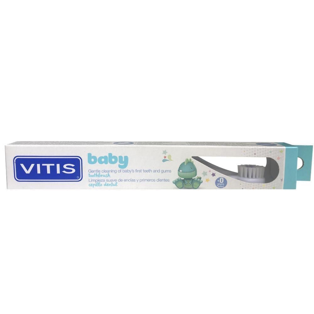 Зубная щетка детская Vitis Baby от 0 до 2 лет в картонной упаковке (4600)