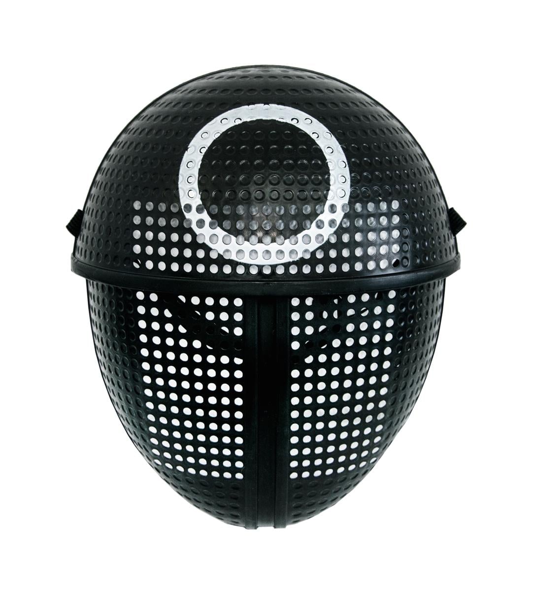 Маска с игры в кальмара "Круг - Рабочий" Черный (1008882-Black-2)