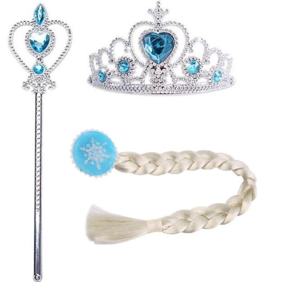 Детский набор украшений Generic Frozen Ледяное сердце коса/волшебная палочка/тиара Принцессы Эльзы (23380716) Детский набор украшений Generic Frozen Ледяное сердце коса/волшебная палочка/тиара Принцессы Эльзы (23380716)