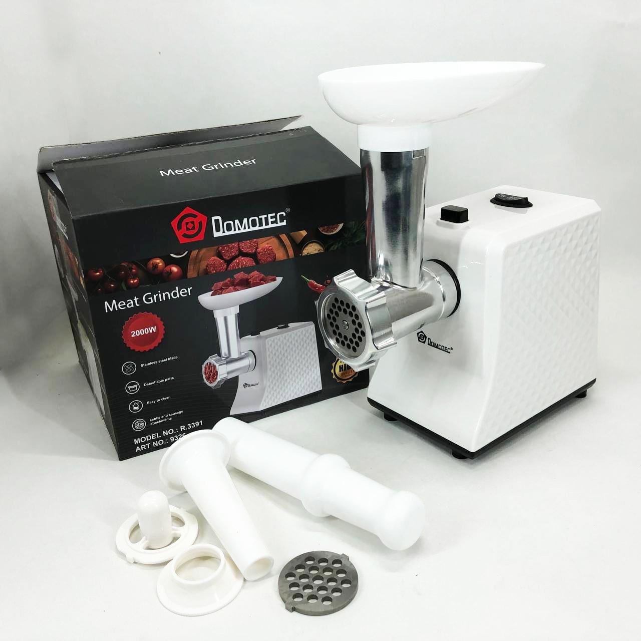 М'ясорубка електрична Domotec R3391 3в1 2000W
