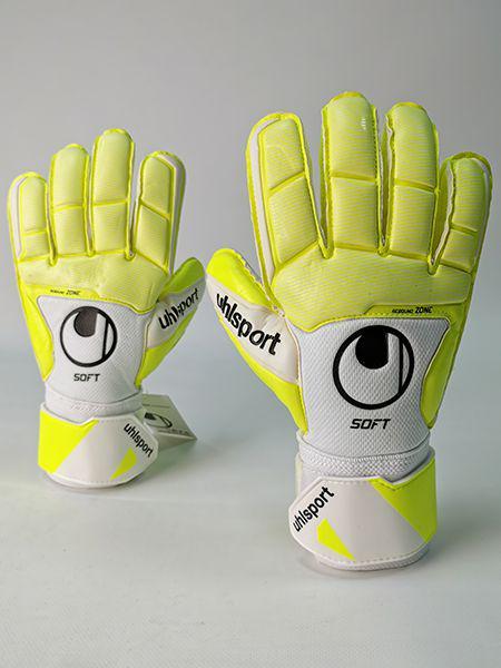 Рукавиці воротарські Uhlsport Pure Alliance Soft Pro 1011172 01 р. 8 Жовто-білий - фото 3