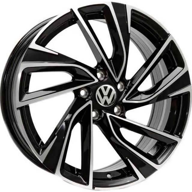 Литые диски Replica Volkswagen VV5498 7,5x18 5x112 ET42 DIA57,1 Black machined face