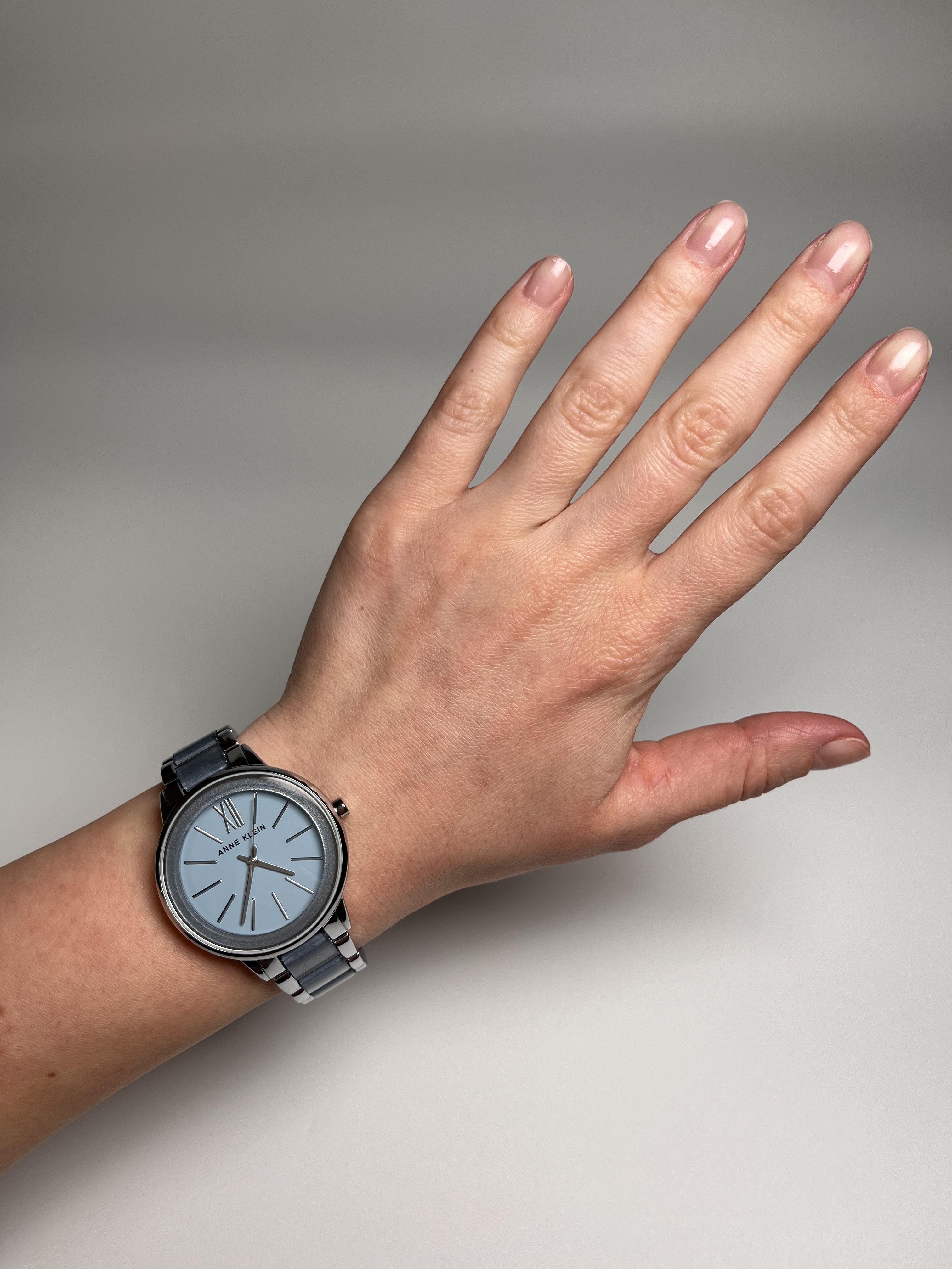 Часы женские Anne Klein AK/1413LBSV с блестками (14125762) - фото 7 Часы женские Anne Klein AK/1413LBSV с блестками (14125762) - фото 7