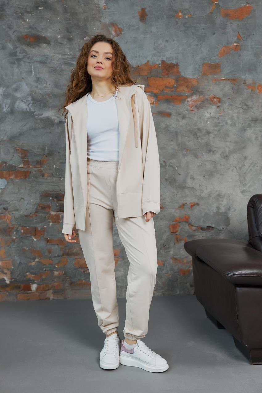 Костюм женский спортивный М125.2 2-х Батал L-3XL 3XL Бежевый (804-1-65)