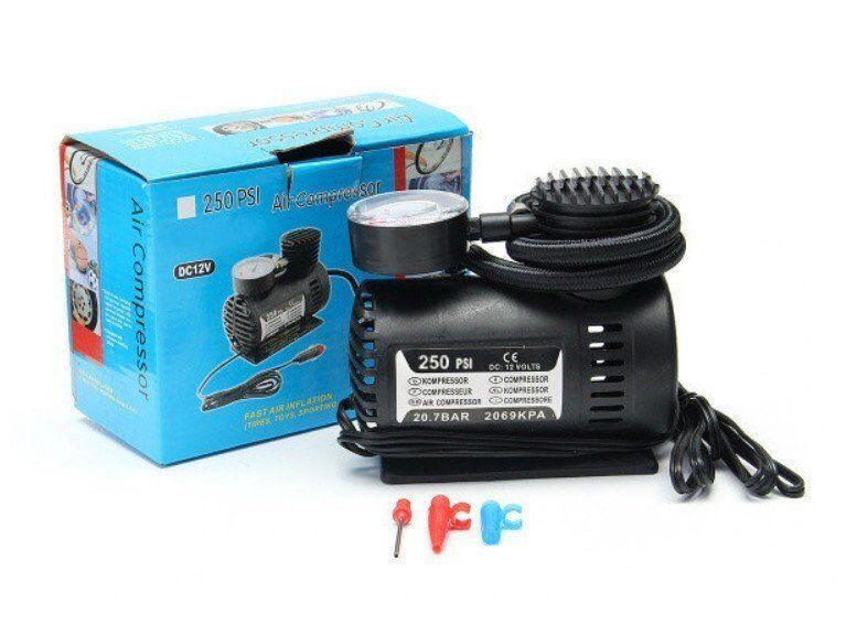 Компрессор автомобильный Air Compressor 250pi насос 12 V (2-1-110012) - фото 6