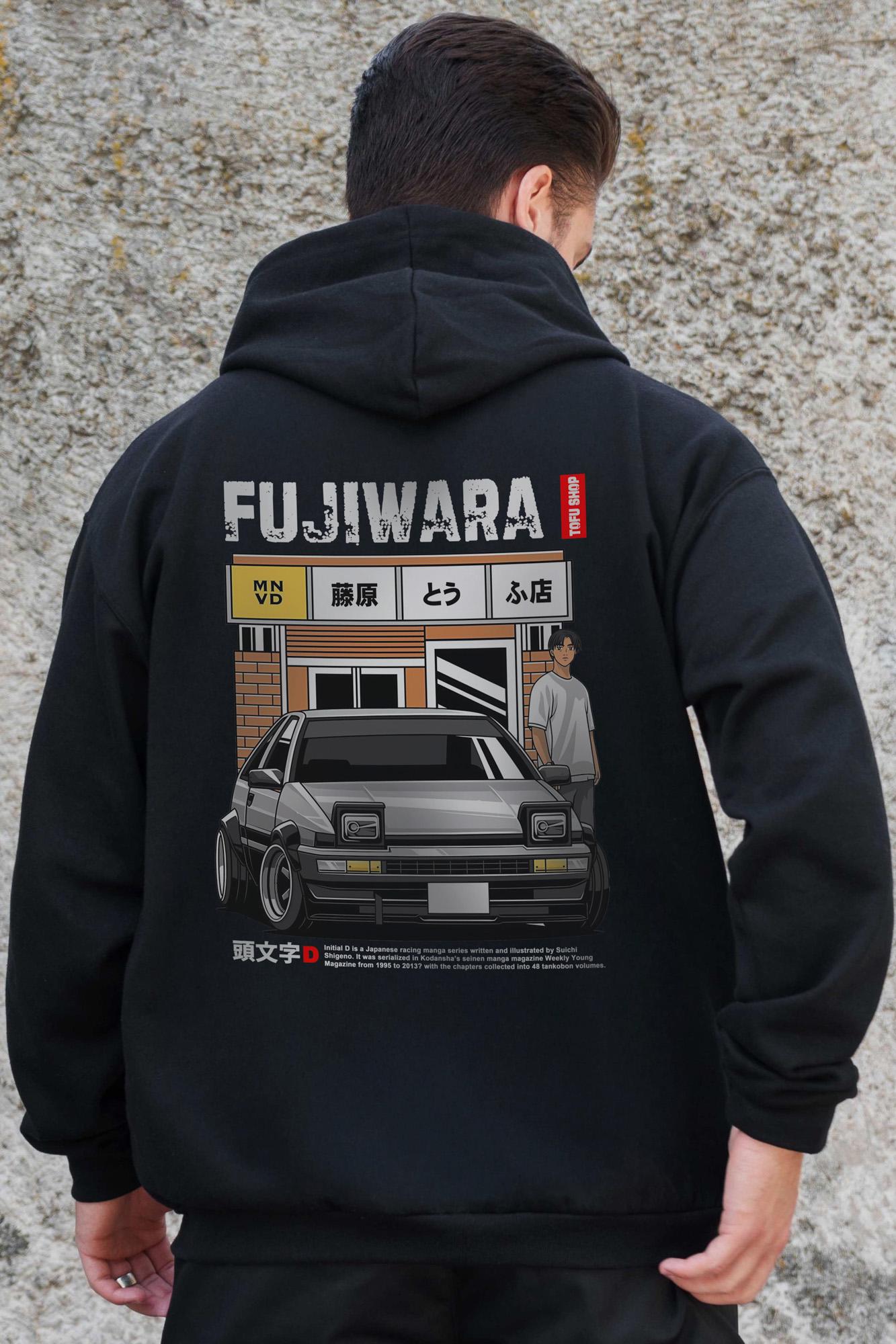 Худи-зип с принтом Without Fujiwara  Kane L/XL Black (L/XL8055818)