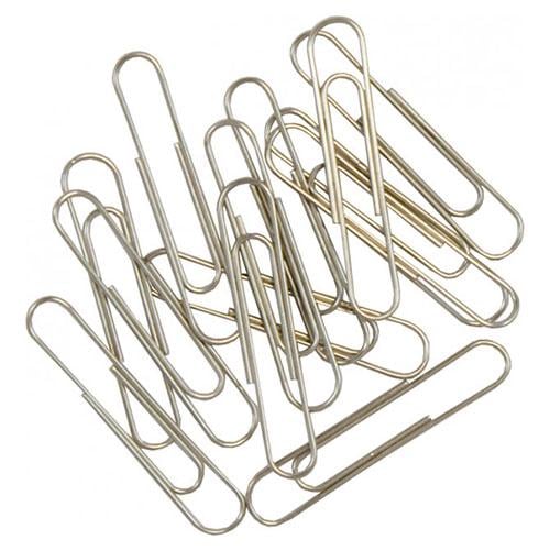 Скріпки закруглені Buromax нікельовані 33 мм 100 шт. (BM.5003) Скріпки закруглені Buromax нікельовані 33 мм 100 шт. (BM.5003)