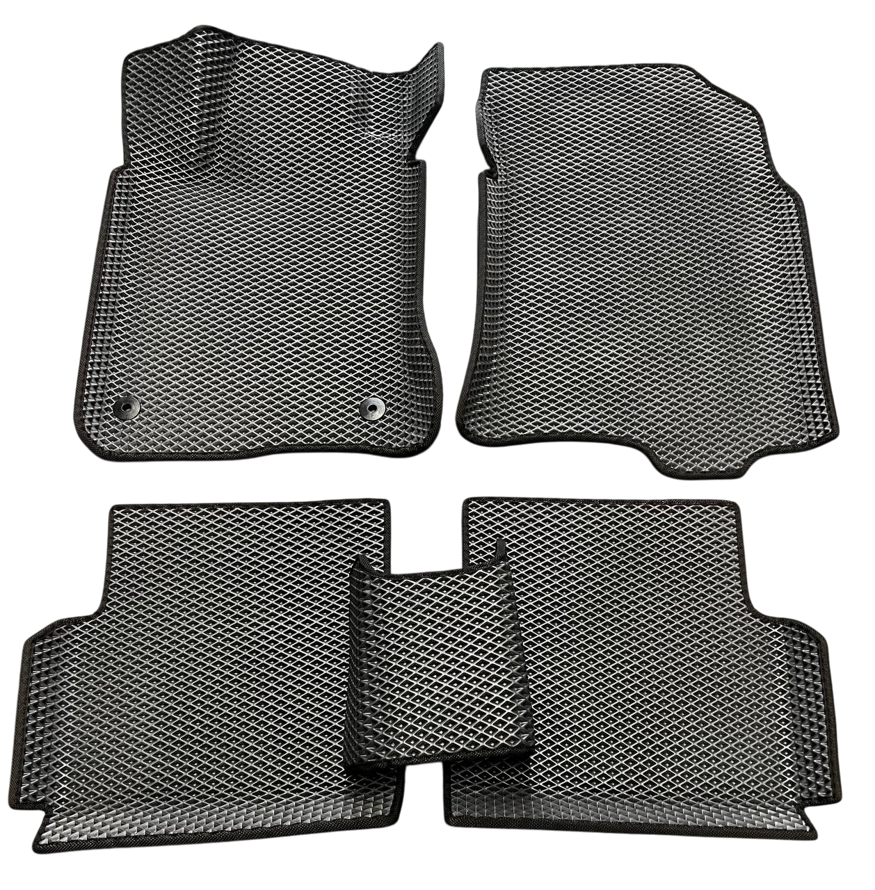 Коврики EVA с бортиками и 3Д лапой для Renault Laguna 3 2007-2015 гг. Черный (2459828526)