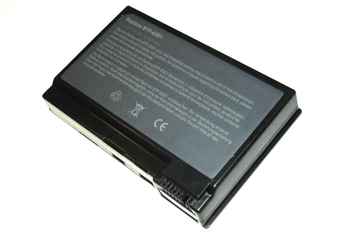Аккумулятор для ноутбука Acer BTP-63D1 TravelMate 2410 14.8V 5200 mAh (004560)