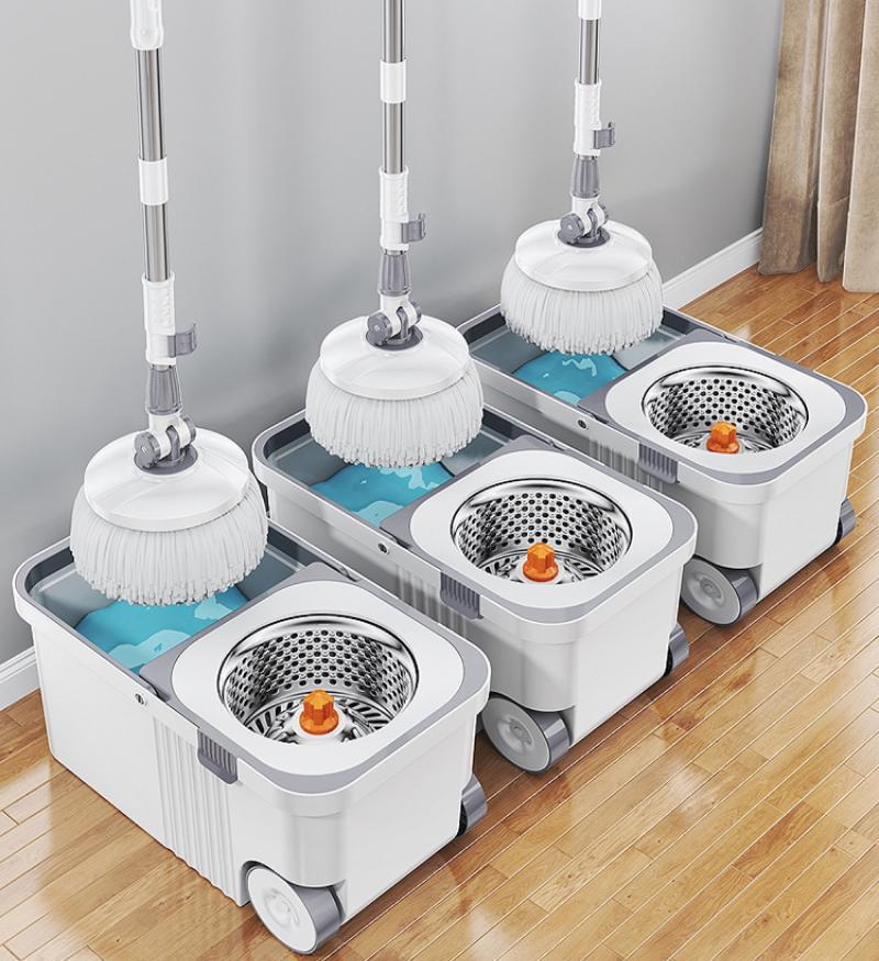 Комплект швабра та відро з турбо віджимом MOP maestro 8 л (70525) - фото 13 Комплект швабра та відро з турбо віджимом MOP maestro 8 л (70525) - фото 13