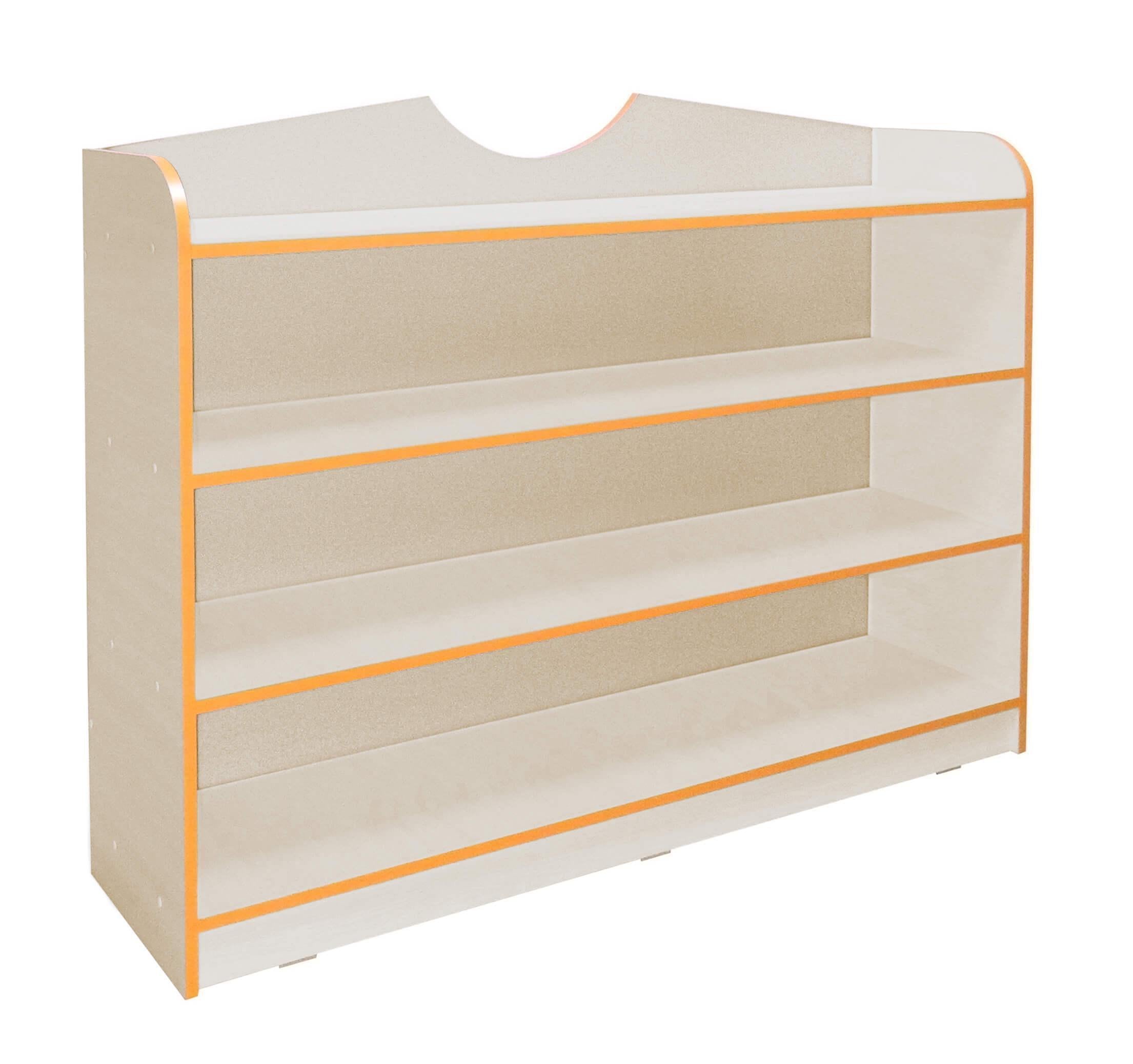 Стеллаж детский МАКСИ-Мебель для обуви плюс Ваниль (5102818)