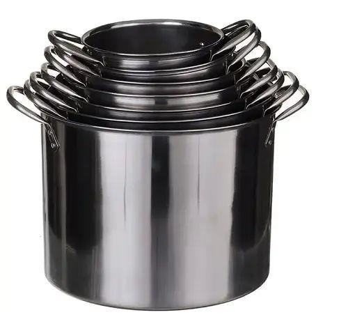 Набор кастрюль с крышками А-Плюс 0749 из нержавеющей стали 14 предметов 1-16 л Серебристый