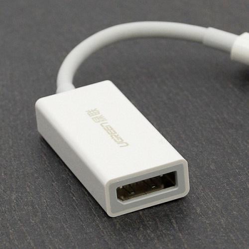 Переходник UGREEN MM130 USB-C to DisplayPort Adapter 14,5 см Белый (40372) - фото 7