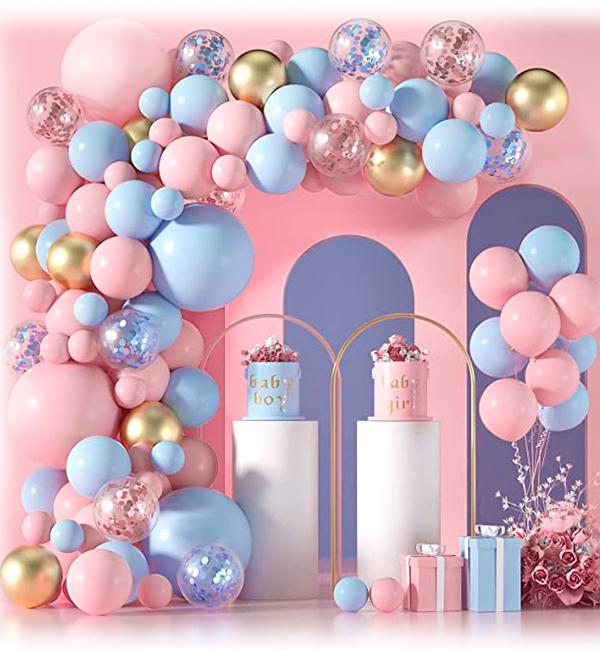 Арка из шаров Blue&Pink набор 124 шт. (12337394)