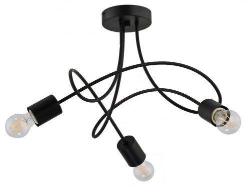 Люстра стельова Alfa Targo лофт Black (24073)