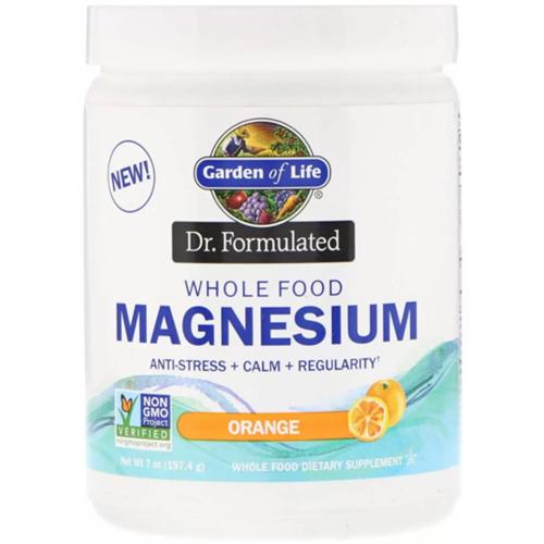 Магній Garden of Life Dr. Formulated Whole Food Magnesium Powder 197 г 14 порцій Orange (000013452)